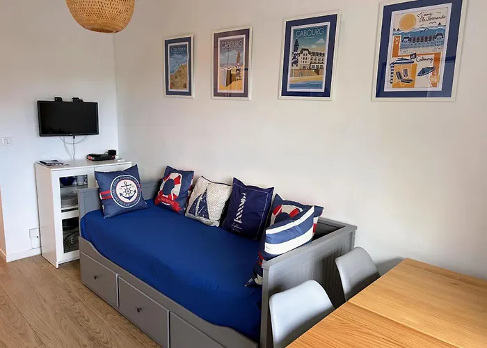 Ambiance Marine, Bel Avec Vue Mer, Balcon, Piscine Et Tennis Apartment *